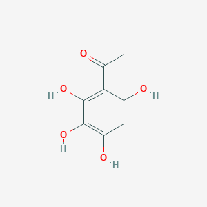 molecular formula C8H8O5 B3055254 1-(2,3,4,6-Tetrahydroxyphenyl)ethanone CAS No. 63635-39-2