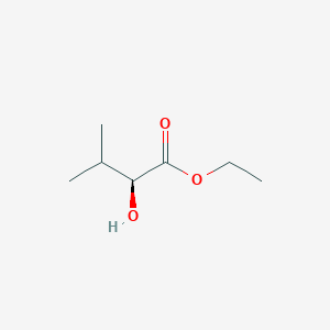 molecular formula C7H14O3 B3055261 Ethyl (2S)-2-hydroxy-3-methylbutanoate CAS No. 63674-18-0