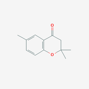 molecular formula C12H14O2 B3055262 2,2,6-三甲基-4-色满酮 CAS No. 63678-14-8