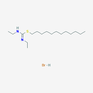 N,N'-diethyl(dodecylsulfanyl)methanimidamide hydrobromide