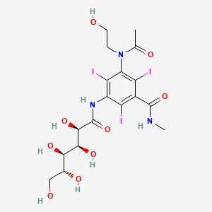 molecular formula C18H24I3N3O9 B3055322 Ioglucol CAS No. 63941-73-1