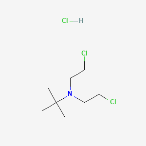molecular formula C8H18Cl3N B3055344 叔丁基-双(2-氯乙基)胺盐酸盐 CAS No. 64037-57-6