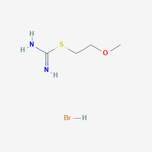 1-(Carbamimidoylsulfanyl)-2-methoxyethane hydrobromide