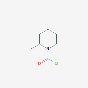 molecular formula C7H12ClNO B3055361 2-Methylpiperidine-1-carbonyl chloride CAS No. 64196-60-7
