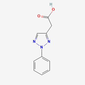 2-(2-phenyl-2H-1,2,3-triazol-4-yl)acetic acid