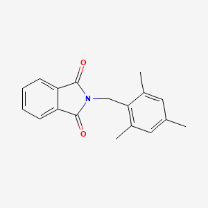 molecular formula C18H17NO2 B3055398 Isoindole-1,3-dione, 2-(2,4,6-trimethylbenzyl)- CAS No. 64489-90-3