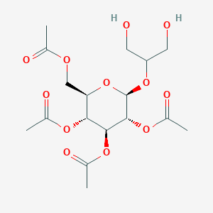 molecular formula C₁₇H₂₆O₁₂ B030554 2-(四乙酰葡糖基)甘油 CAS No. 157024-67-4