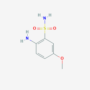 molecular formula C7H10N2O3S B3055402 2-Amino-5-methoxybenzenesulfonamide CAS No. 6451-50-9