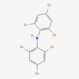 molecular formula C12H5Br6N B3055405 Bis-(2,4,6-tribromophenyl)amine CAS No. 64524-09-0