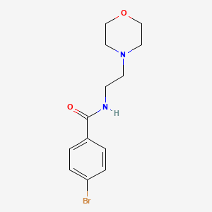 Benzamide, 4-bromo-N-(2-(4-morpholinyl)ethyl)-