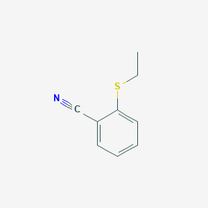 molecular formula C9H9NS B3055418 2-(Ethylsulfanyl)benzonitrile CAS No. 64633-76-7