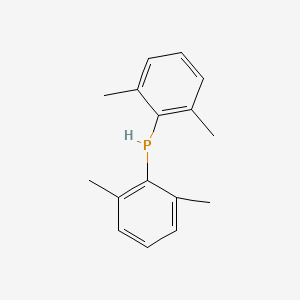molecular formula C16H19P B3055437 Bis(2,6-dimethylphenyl)phosphane CAS No. 647828-36-2