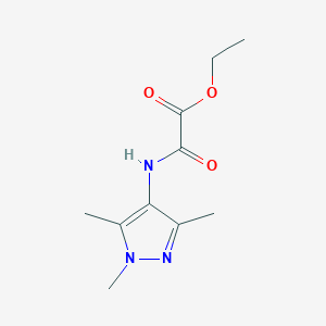 Ethyl 2-oxo-2-[(1,3,5-trimethylpyrazol-4-yl)amino]acetate