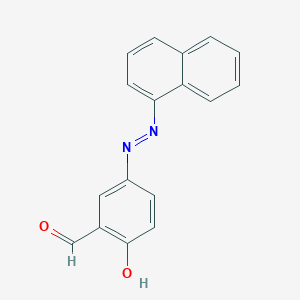 2-hydroxy-5-[(E)-naphthalen-1-yldiazenyl]benzaldehyde
