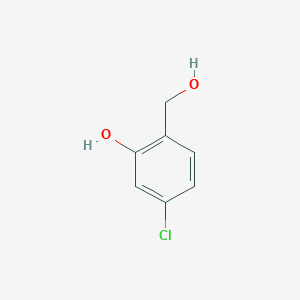 molecular formula C7H7ClO2 B3055468 5-Chloro-2-(hydroxymethyl)phenol CAS No. 64917-81-3