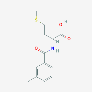 2-[(3-Methylbenzoyl)amino]-4-(methylthio)butanoic acid