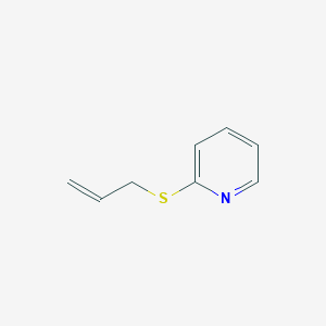 molecular formula C8H9NS B3055491 2-(丙-2-烯-1-硫基)吡啶 CAS No. 65063-38-9