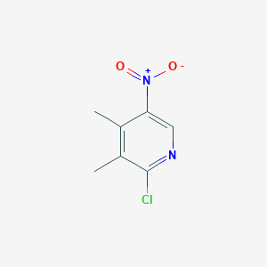 molecular formula C7H7ClN2O2 B3055513 2-氯-3,4-二甲基-5-硝基吡啶 CAS No. 65169-35-9