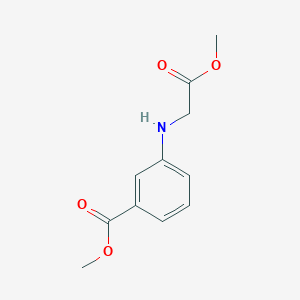 Methyl 3-[(2-methoxy-2-oxoethyl)amino]benzoate