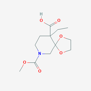 molecular formula C12H19NO6 B3055522 Einecs 265-616-6 CAS No. 65202-60-0