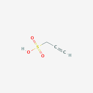 molecular formula C3H4O3S B3055528 2-Propyne-1-sulfonic acid CAS No. 65284-56-2