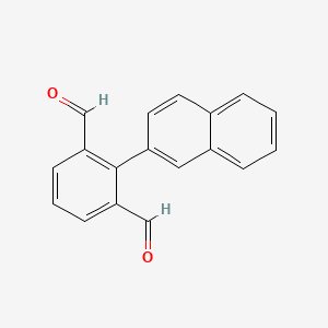 1,3-Benzenedicarboxaldehyde, 2-(2-naphthalenyl)-