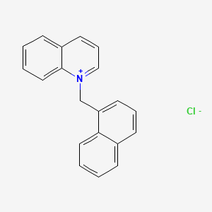 molecular formula C20H16ClN B3055537 1-(1-Naphthylmethyl)quinolinium chloride CAS No. 65322-65-8