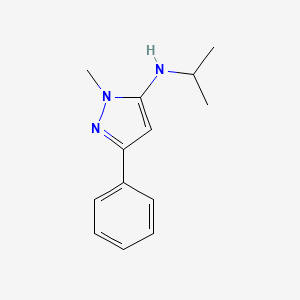 1H-Pyrazol-5-amine, 1-methyl-N-(1-methylethyl)-3-phenyl-