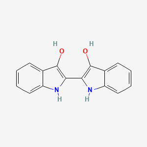 molecular formula C16H12N2O2 B3055547 Leucoindigo CAS No. 6537-68-4
