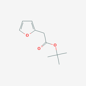 molecular formula C10H14O3 B3055548 2-Furanacetic acid, 1,1-dimethylethyl ester CAS No. 65372-09-0
