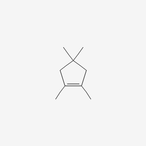 molecular formula C9H16 B3055550 1,2,4,4-Tetramethylcyclopentene CAS No. 65378-76-9