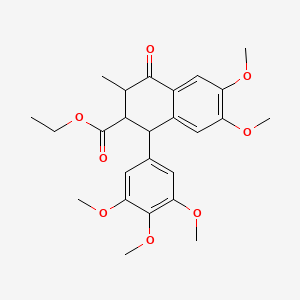 molecular formula C25H30O8 B3055560 Lignan CAS No. 6549-68-4