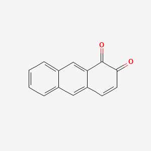 molecular formula C14H8O2 B3055562 1,2-Anthraquinone CAS No. 655-04-9