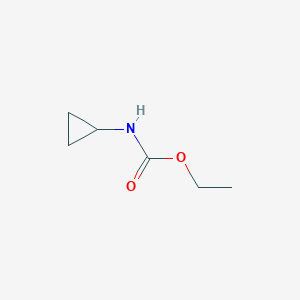 molecular formula C6H11NO2 B3055576 Ethyl cyclopropylcarbamate CAS No. 6558-73-2