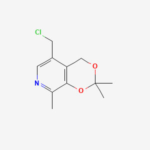 5-(Chloromethyl)-2,2,8-trimethyl-4H-[1,3]dioxino[4,5-c]pyridine