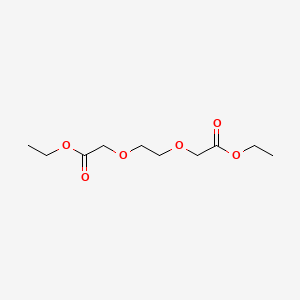 molecular formula C10H18O6 B3055589 Diethyl 2,2'-(ethane-1,2-diylbis(oxy))diacetate CAS No. 65652-63-3