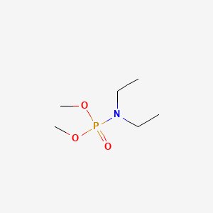 Phosphoramidic acid, diethyl-, dimethyl ester