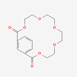 3,6,9,12,15-Pentaoxabicyclo(15.3.1)henicosa-1(21),17,19-triene-2,16-dione