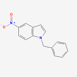 molecular formula C15H12N2O2 B3055604 1-Benzyl-5-nitro-1H-indole CAS No. 65795-95-1