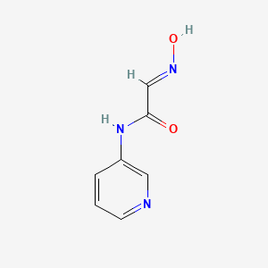 2-[(E)-Hydroxyimino]-N-pyridin-3-yl-acetamide