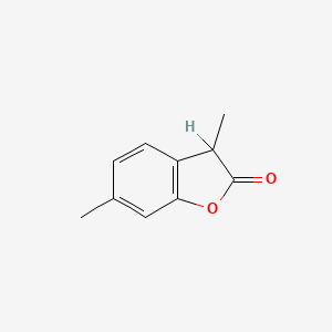 molecular formula C10H10O2 B3055609 3,6-Dimethyl-2(3H)-benzofuranone CAS No. 65817-24-5