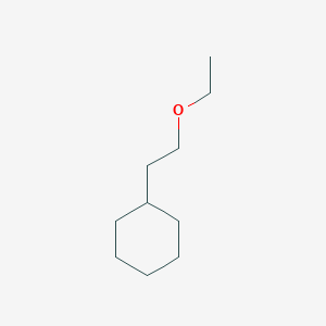molecular formula C10H20O B3055610 环己烷，(2-乙氧基乙基)- CAS No. 65818-37-3