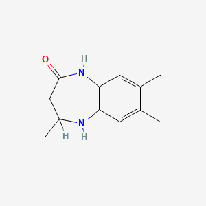 4,7,8-Trimethyl-1,3,4,5-tetrahydro-2H-1,5-benzodiazepin-2-one