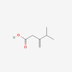 molecular formula C7H12O2 B3055619 3-异丙基丁-3-烯酸 CAS No. 65860-53-9