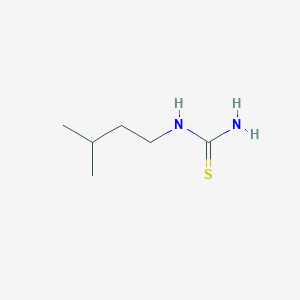 molecular formula C6H14N2S B3055639 (3-Methyl-butyl)-thiourea CAS No. 6601-04-3