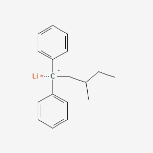 Lithium, (3-methyl-1,1-diphenylpentyl)-