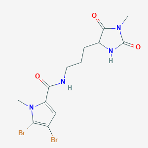 molecular formula C13H16Br2N4O3 B3055645 Midpacamide CAS No. 66067-05-8