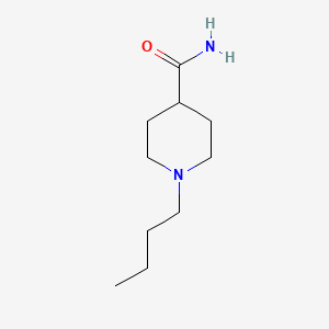molecular formula C10H20N2O B3055647 4-Piperidinecarboxamide, 1-butyl- CAS No. 66073-48-1