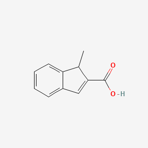 molecular formula C11H10O2 B3055653 1-甲基-1H-茚满-2-羧酸 CAS No. 66130-41-4