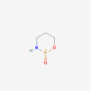 molecular formula C3H7NO2P+ B3055655 2-Oxo-1,3,2-oxazaphosphinan-2-ium CAS No. 66145-72-0